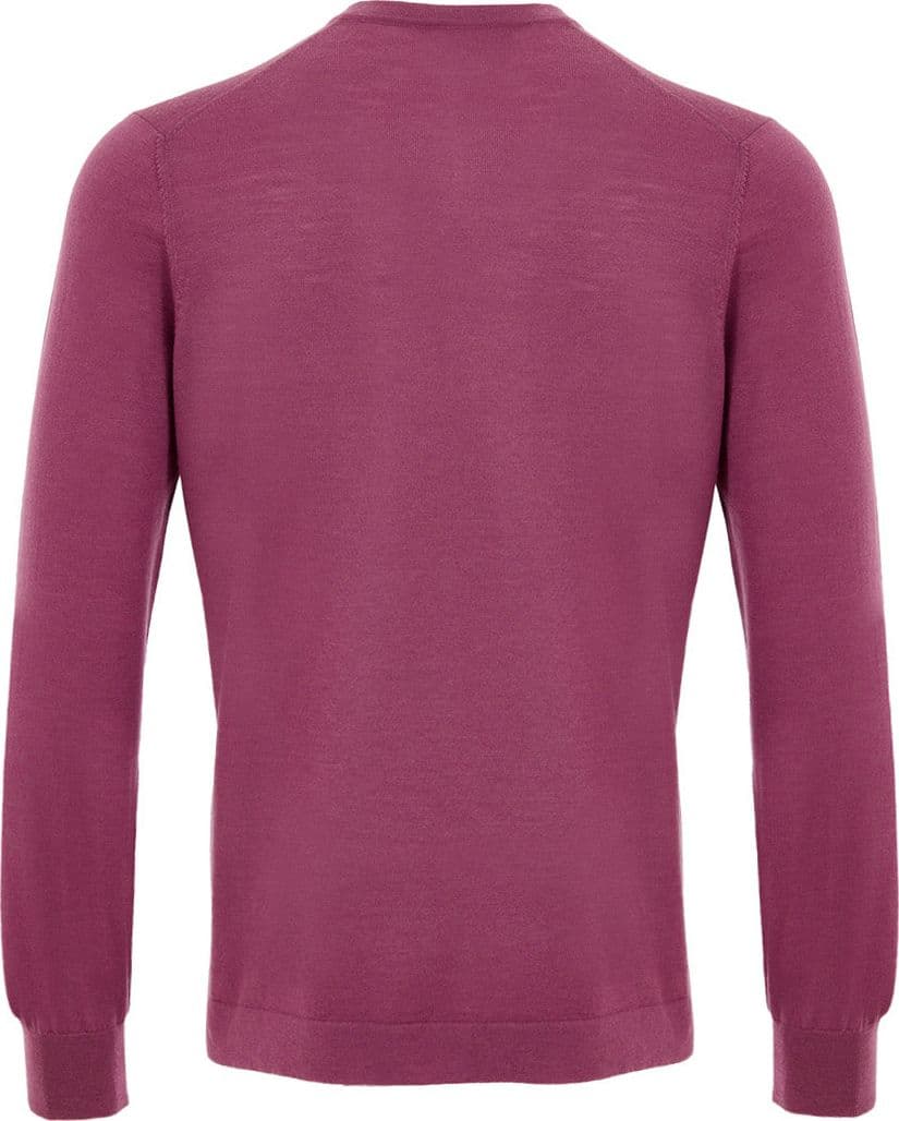 Gran Sasso Maglia Girocollo in Lana Viola da uomo in Maglioni Drestige - Casamassima, commercioVirtuoso.it