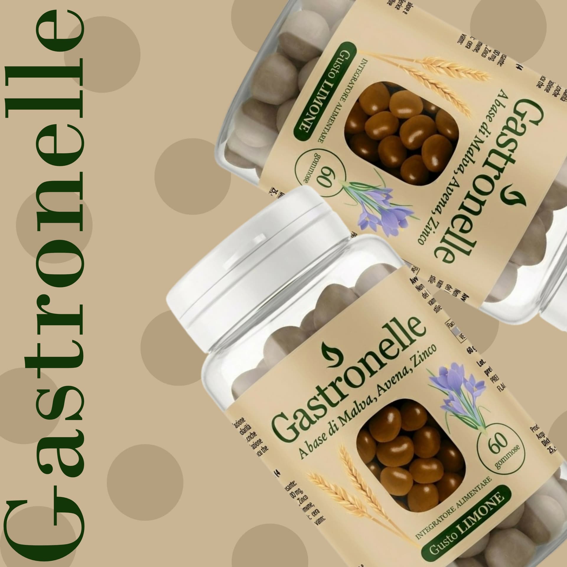 Gastronelle Integratore Alimentare per Gastrite e Reflusso - 60 Gommose Gusto Limone con Malva e Avena - Azione e Protettiva della Mucosa Gastrica in L-arginina BasketGuru Italia - Palermo, commercioVirtuoso.it