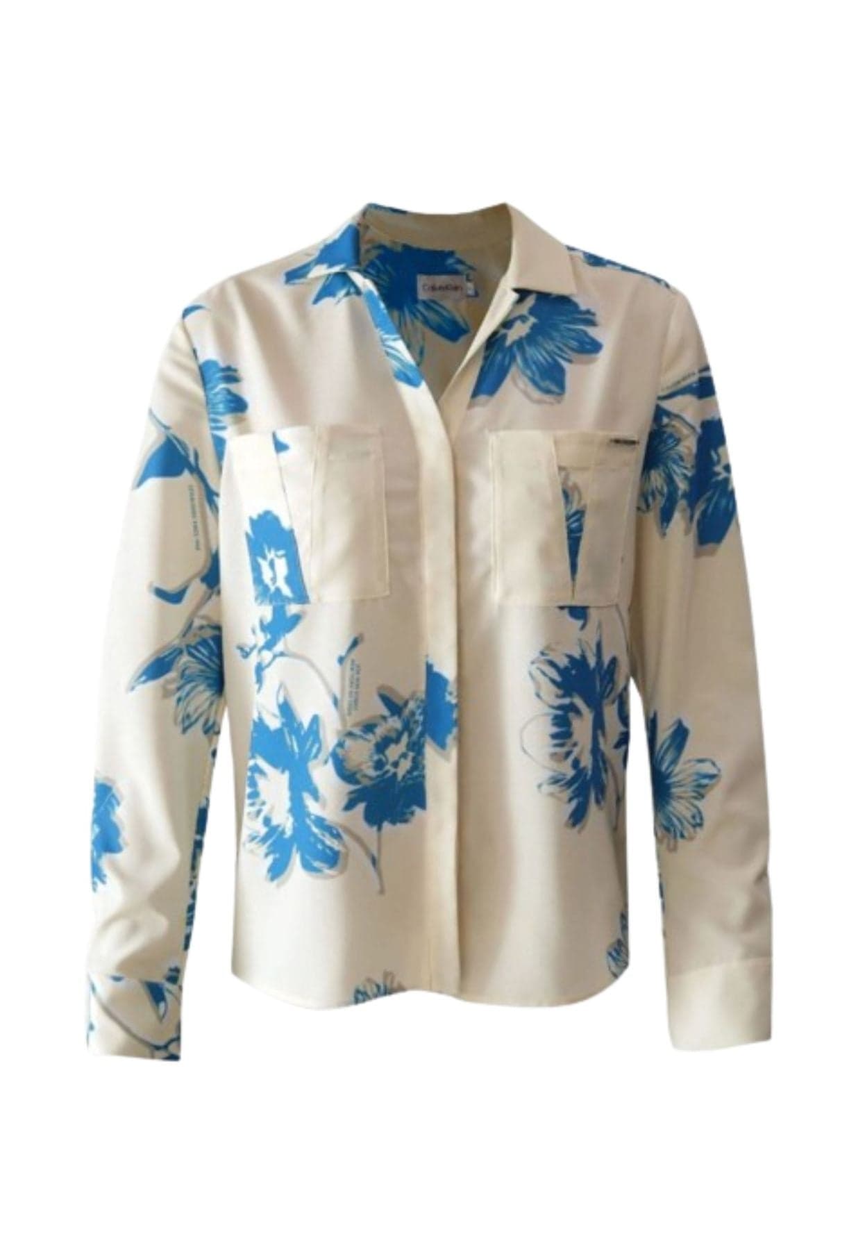 calvin klein CAMICIA POCKET BLOUSE LONG SLEEVE da donna in Bluse e camicie Drestige - Casamassima, commercioVirtuoso.it
