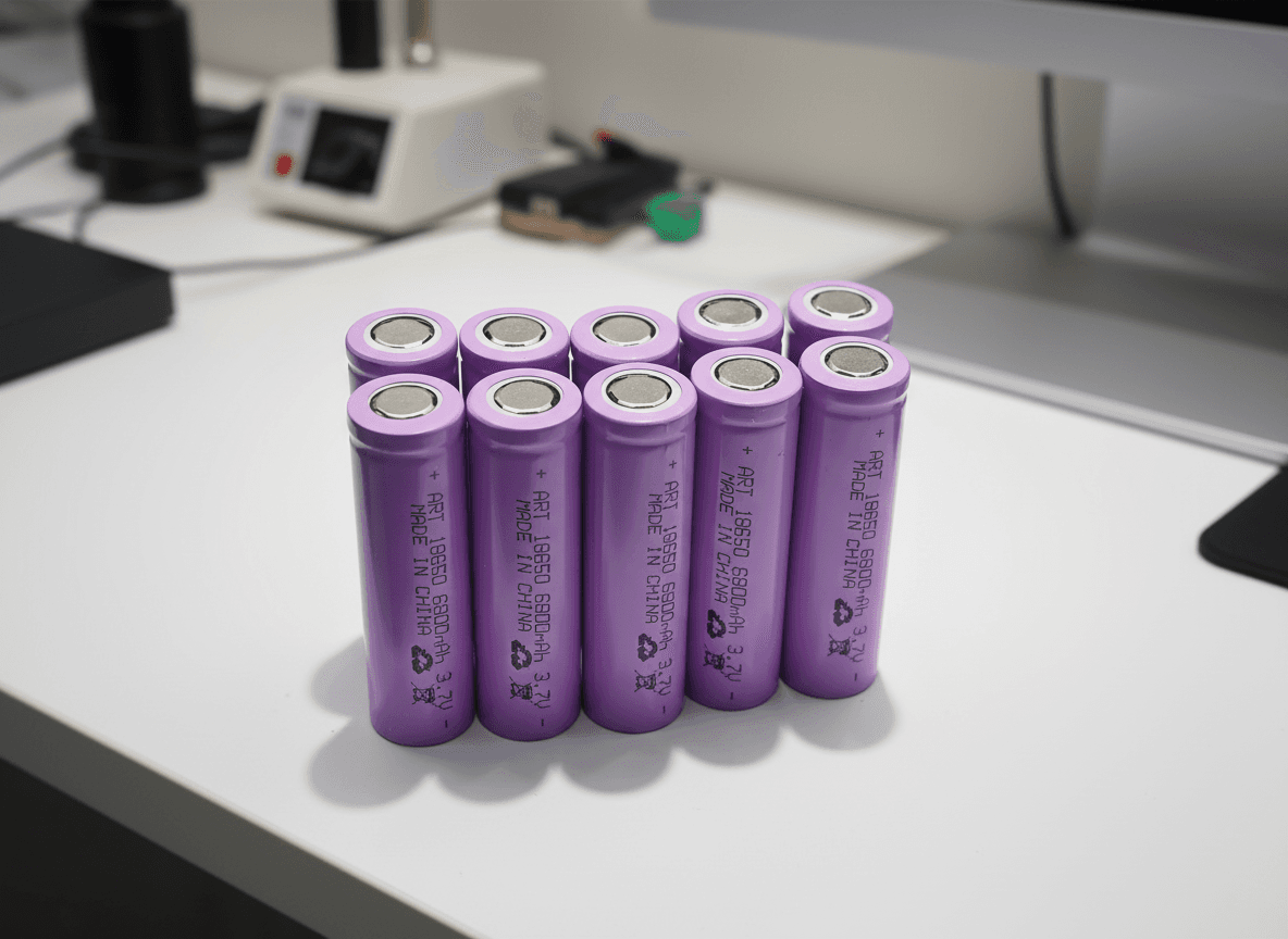 10 batterie 18650 3,7v 6800mah litio testa piatta saldare ricaricabile pacco batteria torcia ricambio in Pile ricaricabili Solgeny - Besate, commercioVirtuoso.it