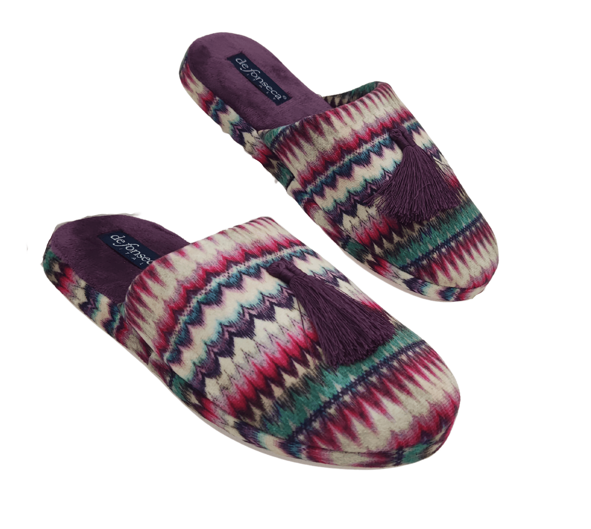 de fonseca Sissy Ciabatte Artistiche da Donna, Pantofole in Cotone, Slippers Comode e Lavabili per Casa in Infradito Primo Calzature - Venezia, commercioVirtuoso.it