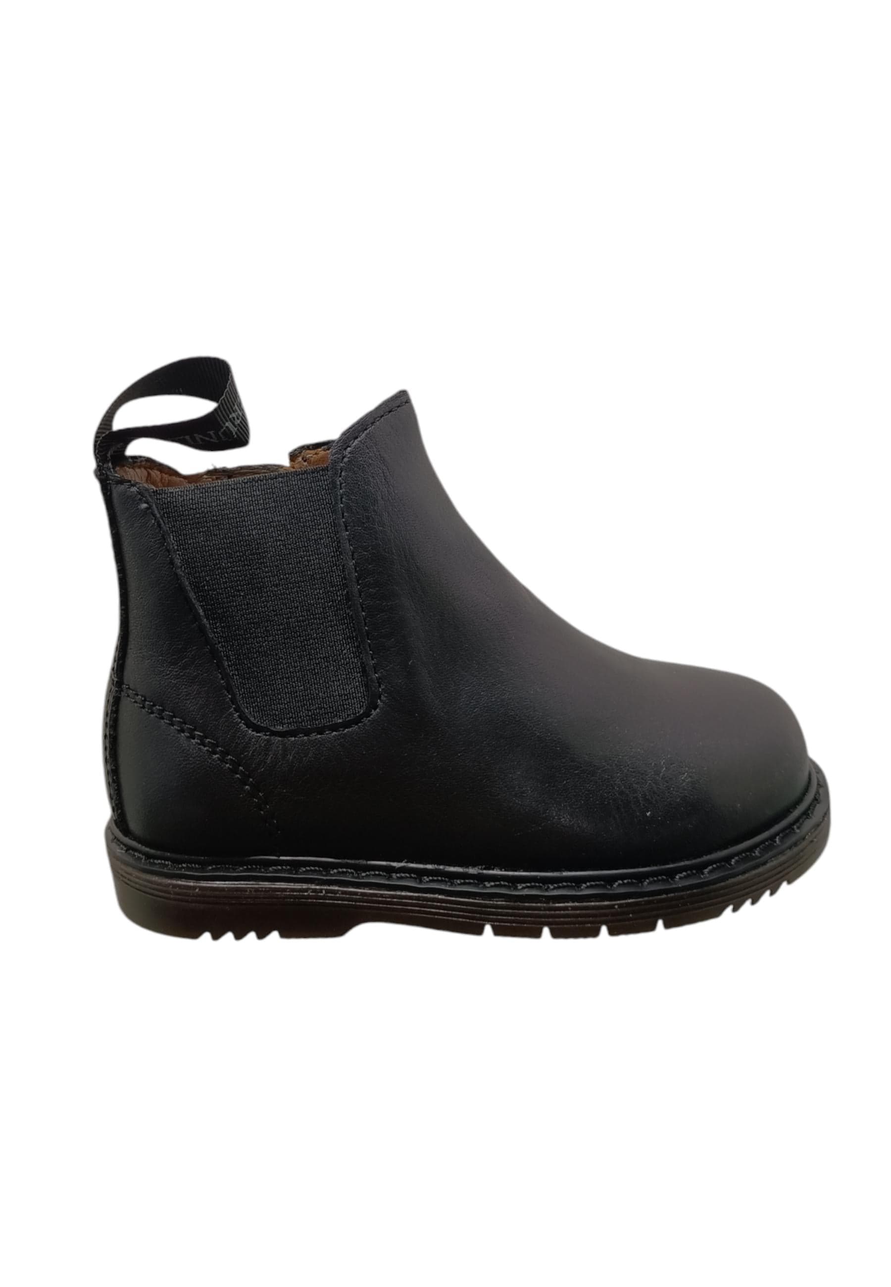 Stivaletti bambino Grunland Junior Nill nero pelle - Anfibi con zip laterale - 6