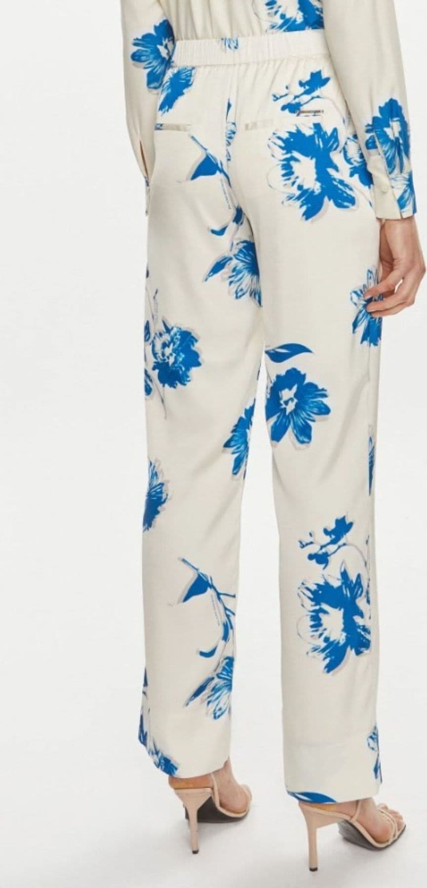 calvin klein PANTALONE LW SHINY SATIN PYJAMA PANT da donna in Pantaloni sportivi Drestige - Casamassima, commercioVirtuoso.it