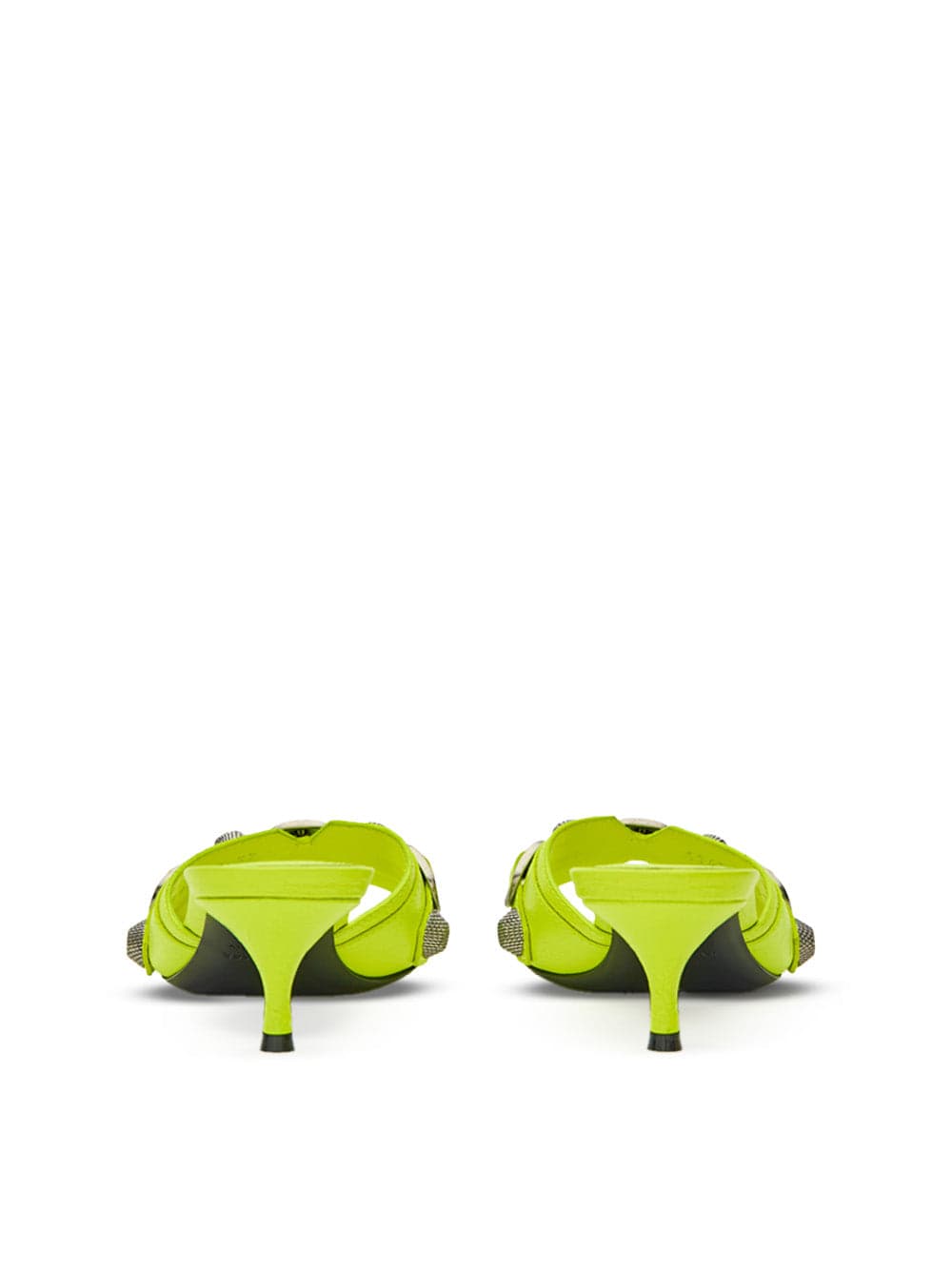 Balenciaga Sandali Slippers Mule Cagole in Giallo Fluo da donna in Infradito e ciabatte da spiaggia Drestige - Casamassima, commercioVirtuoso.it