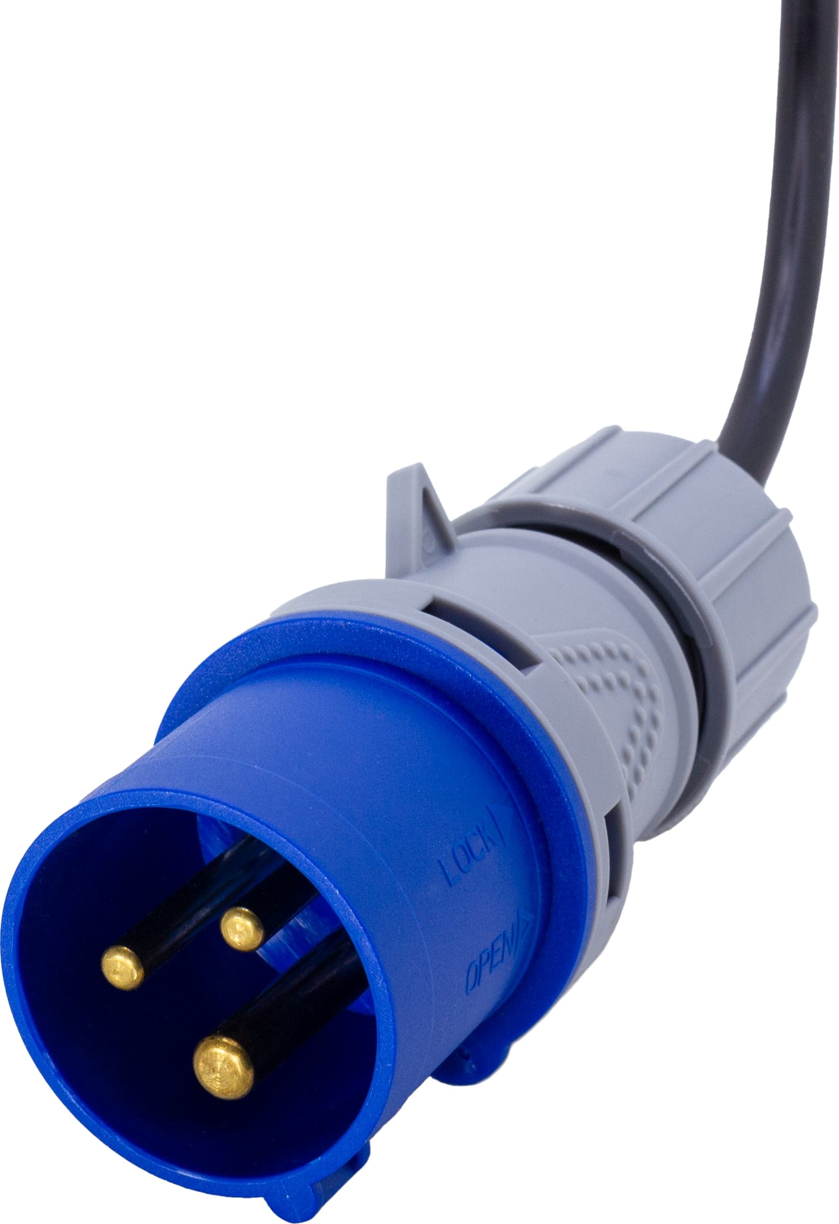 PROLUNGA ADATTATORE 30 CENTIMETRI CON SPINA CEE E PRESA STANDARD TEDESCO - CAVO 3G1.5 - IP44 - ElettroWatt.eu