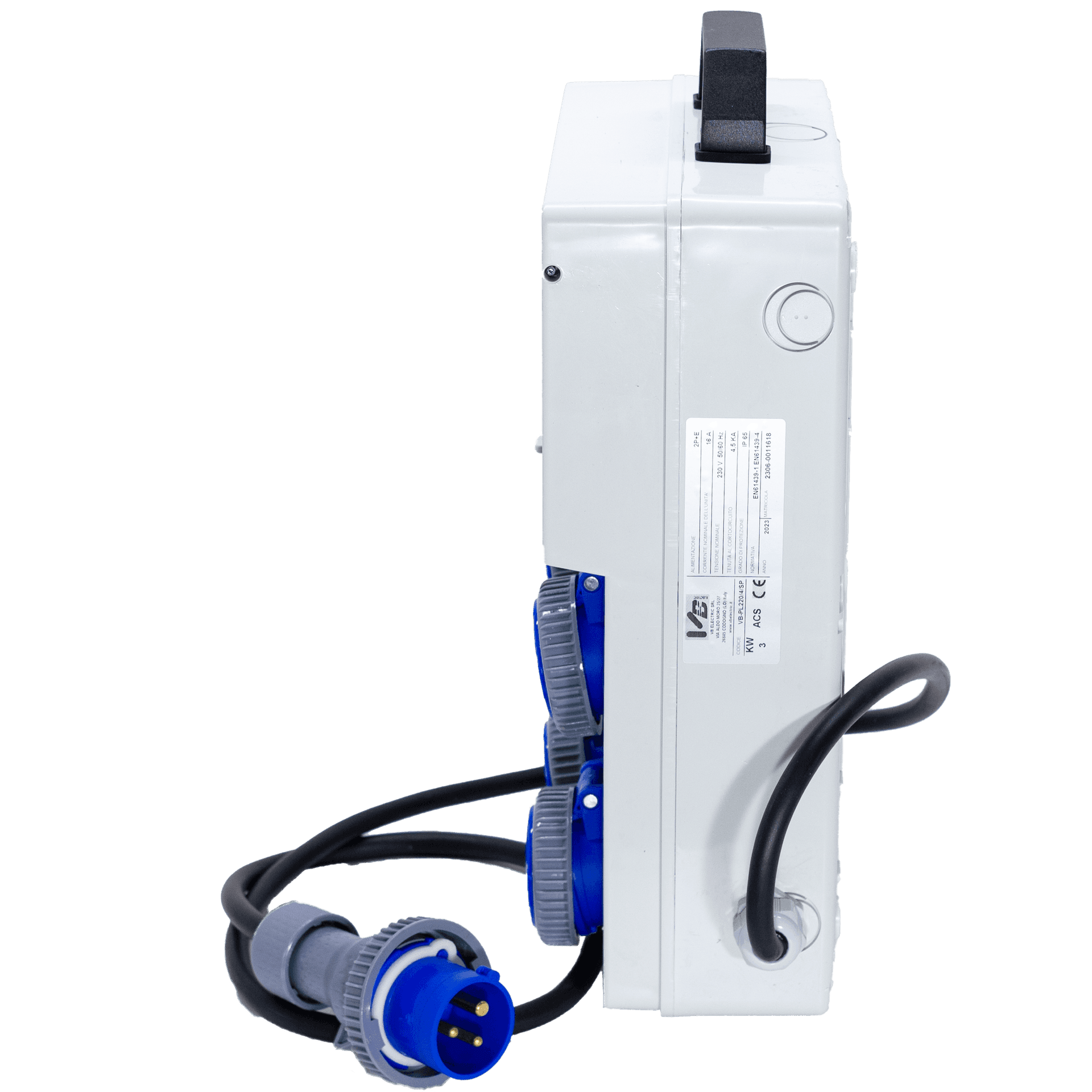 QUADRO TERMOP. 4 PRESE 2P+T 16A 230V IP67 - ElettroWatt.eu