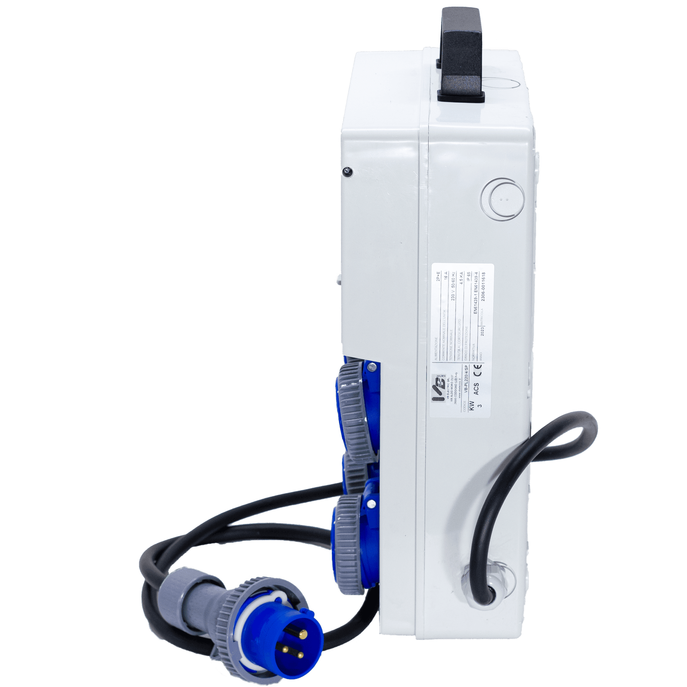 QUADRO TERMOP. 4 PRESE 2P+T 16A 230V IP67 - ElettroWatt.eu