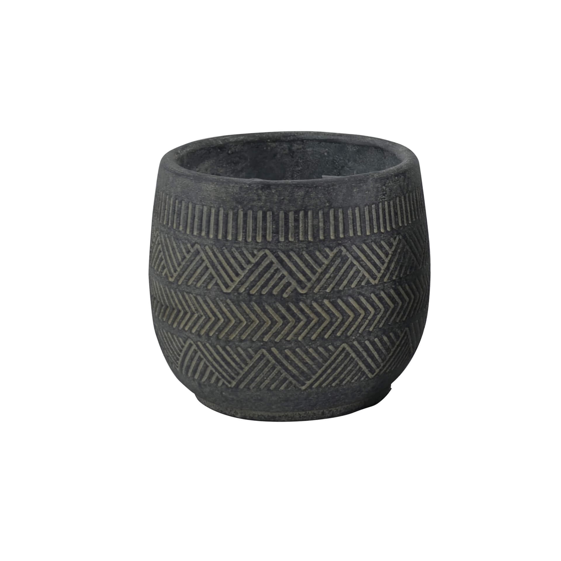 BOSSOLO - vaso in fibra sintetica Antracite in Vasi Milani Home - Dueville, commercioVirtuoso.it