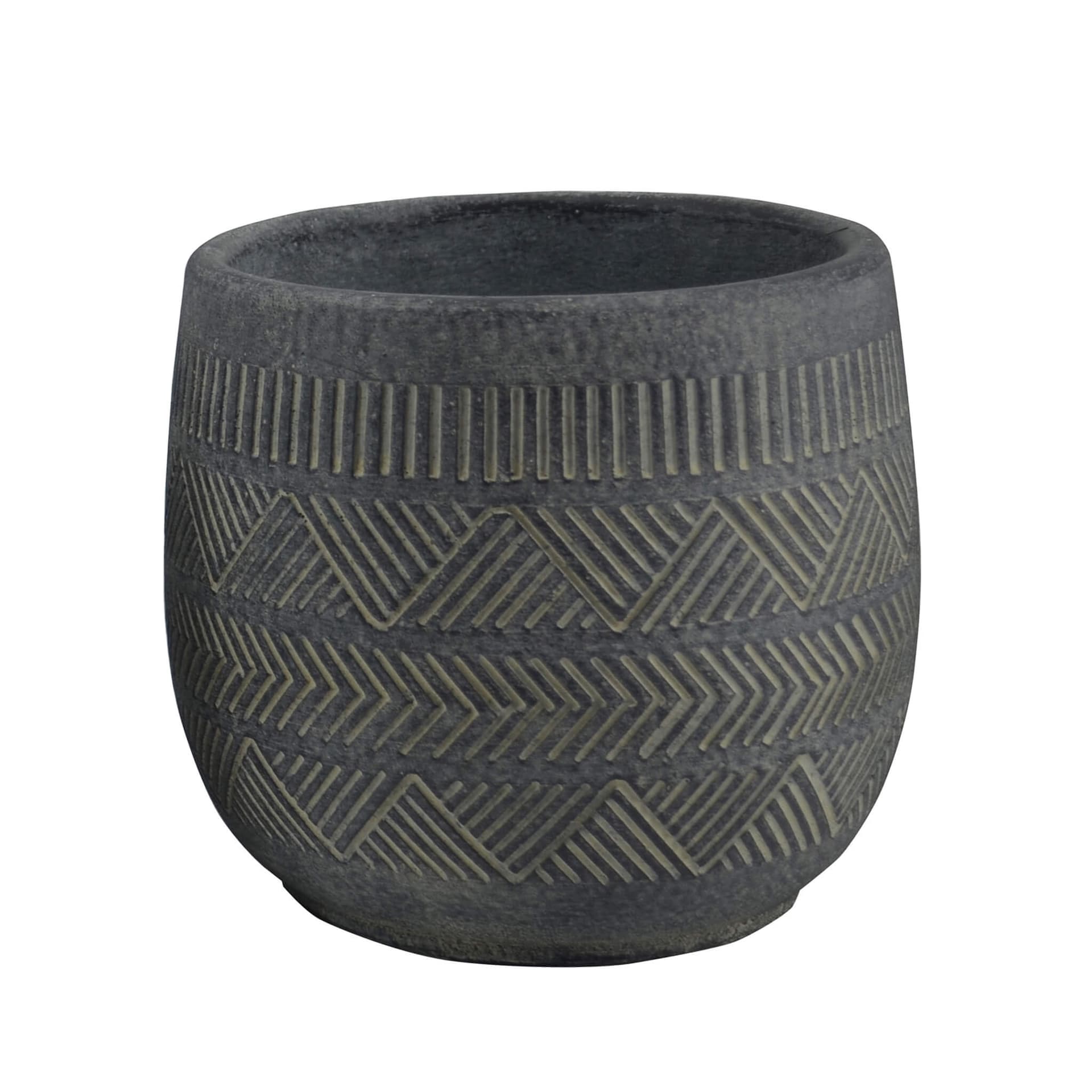 CALAMO - vaso in fibra sintetica Antracite in Vasi Milani Home - Dueville, commercioVirtuoso.it