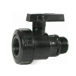 Valvola a Sfera Monoghiera in PVC con Filetto Maschio/Femmina d.1"x1" Irritec