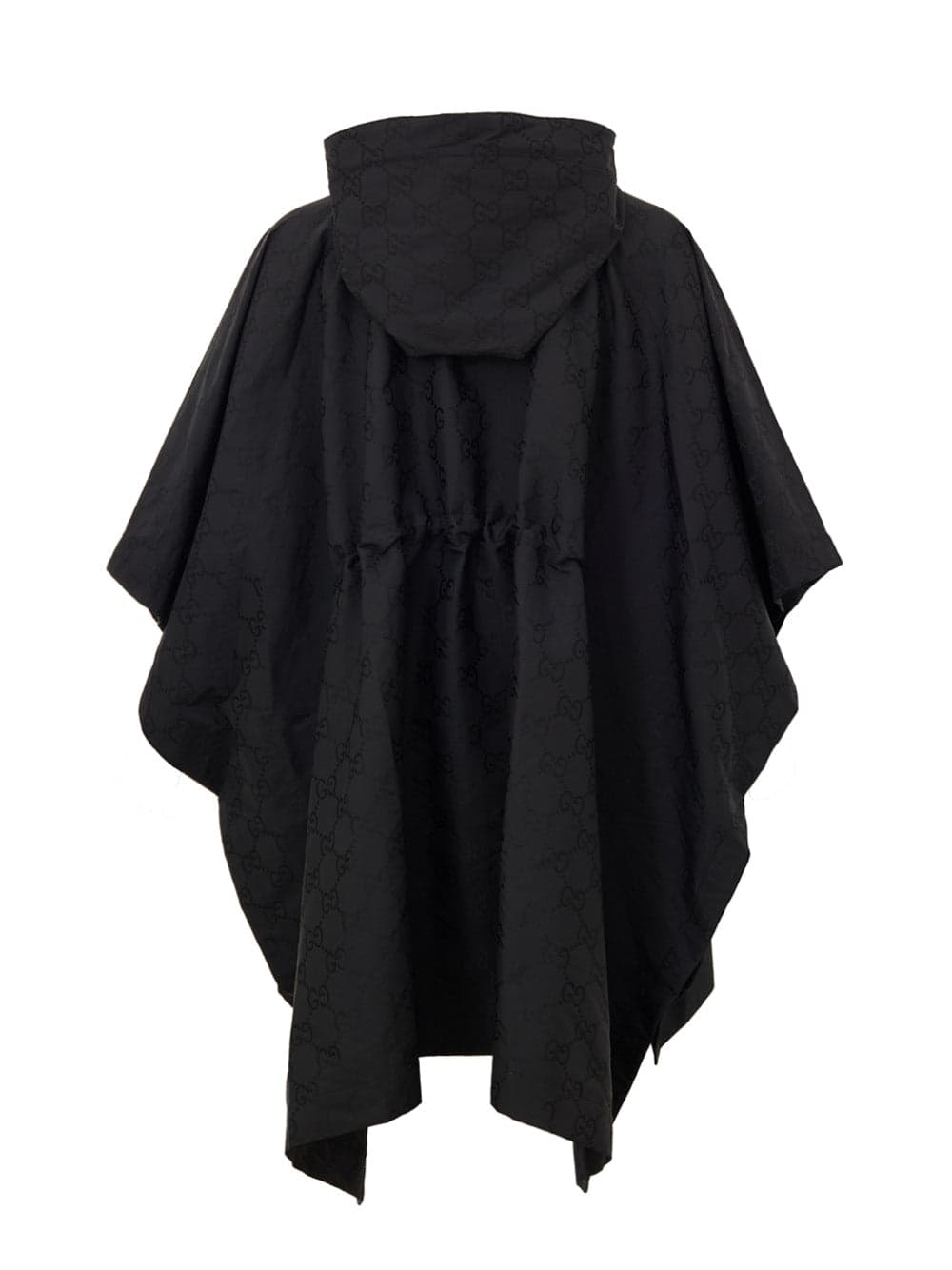 Gucci Mantella Nera con Logo Web e Stampa Monogramma GG da uomo in Cappotti Drestige - Casamassima, commercioVirtuoso.it
