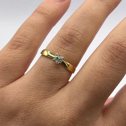 Anello donna oro 18kt CAMELI VNN280 in Anelli Gioielleria Cameli - Monte Urano, commercioVirtuoso.it
