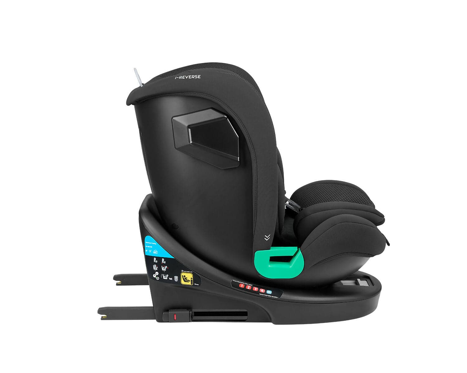 KIKKABOO Seggiolino Auto 40-150 cm i-Reverse i-SIZE Black - Seggiolino Auto con Base Isofix, Da 40 a 150 cm, Omologato ECE R129/03, Girevole A 360° E Reclinabile, Gruppo 0+/1/2/3 Da 0 A 12 Anni, Black, nero in Seggiolini auto Sanitaria Gioia del Bimbo - Villa San Giovanni, commercioVirtuoso.it