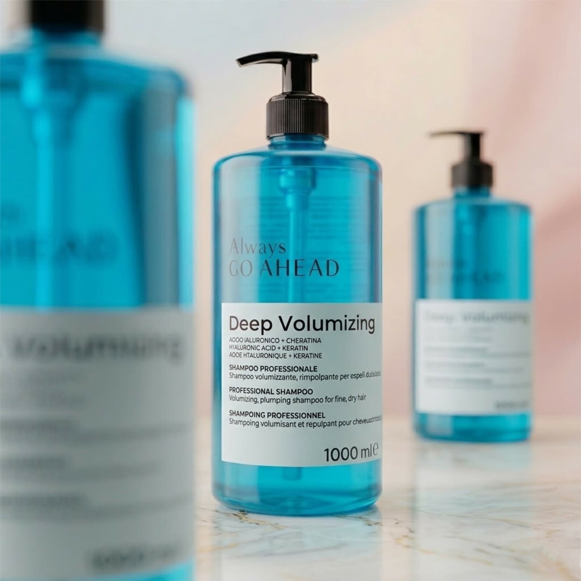 Shampoo Capelli Volumizzante Professionale Acido Ialuronico e Cheratina - Always GO AHEAD - Formato Maxi 1000ml in Shampoo BasketGuru Italia - Palermo, commercioVirtuoso.it