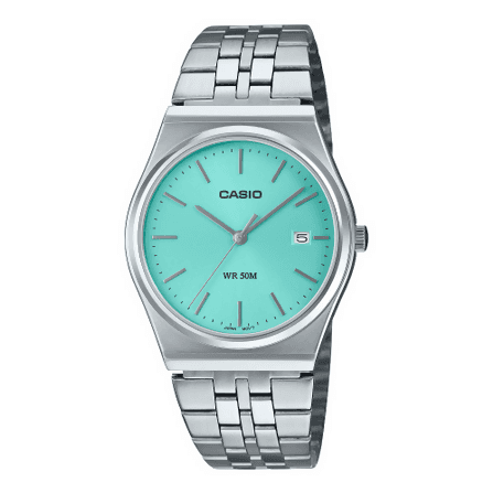 Orologio Casio per uomo serie MTP-B154D, sfondo multicolore con datario, movimento al quarzo, impermeabile in Orologi da polso Loweconomy - Marineo, commercioVirtuoso.it