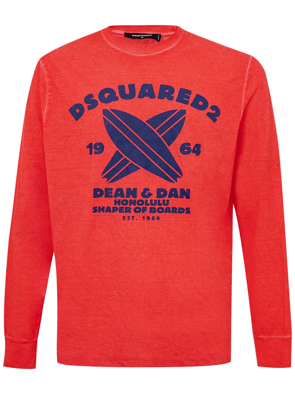 DSQUARED2 T-Shirt Maniche Lunghe con Stampa Dsquared2