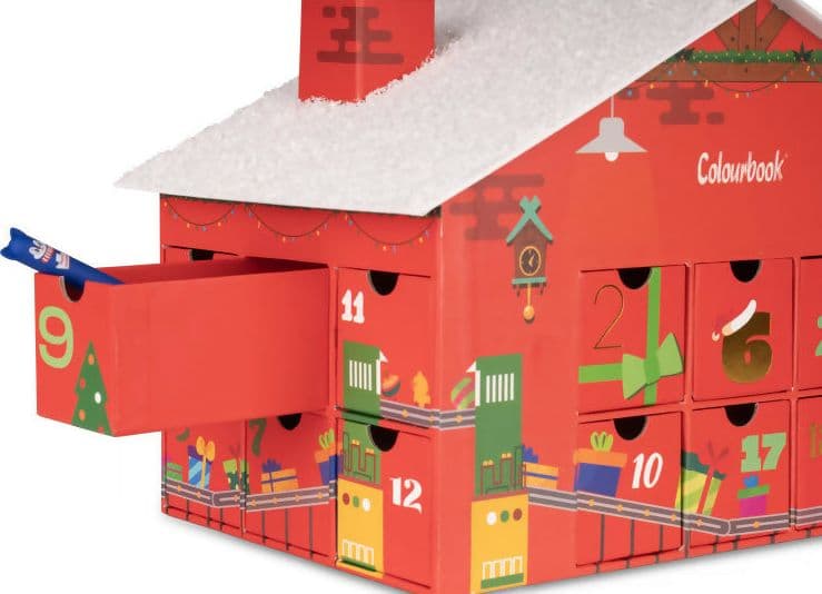 Calendario Dell’Avvento 2025 La Fabbrica Degli Elfi - Colourbook in Carta Cartoleria Deja Vu - Crotone, commercioVirtuoso.it
