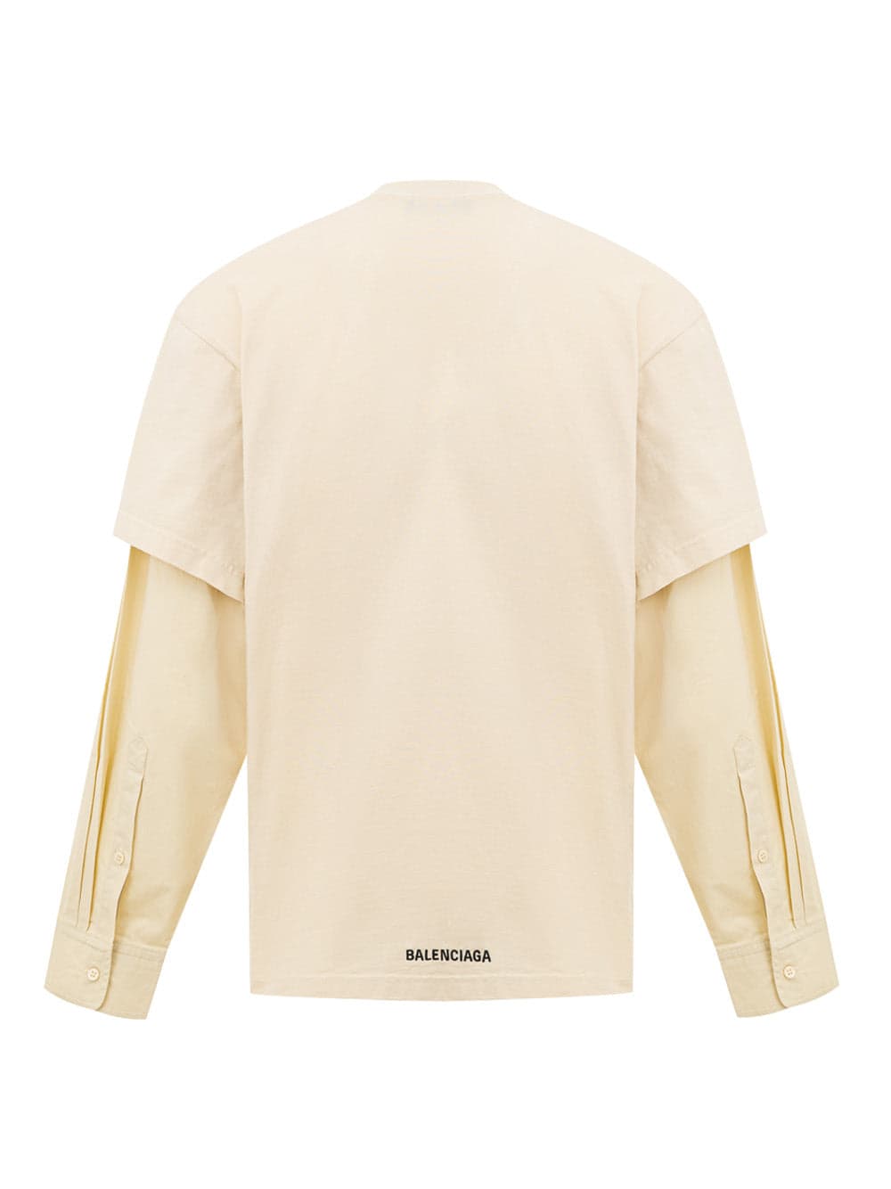 Balenciaga Layered T-Shirt Color Crema da uomo in T-shirt Drestige - Casamassima, commercioVirtuoso.it