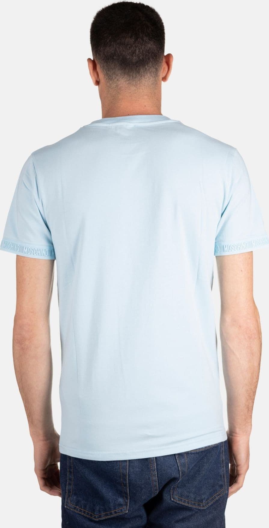 moschino T-SHIRT BANDA LOGATA da uomo in T-shirt Drestige - Casamassima, commercioVirtuoso.it