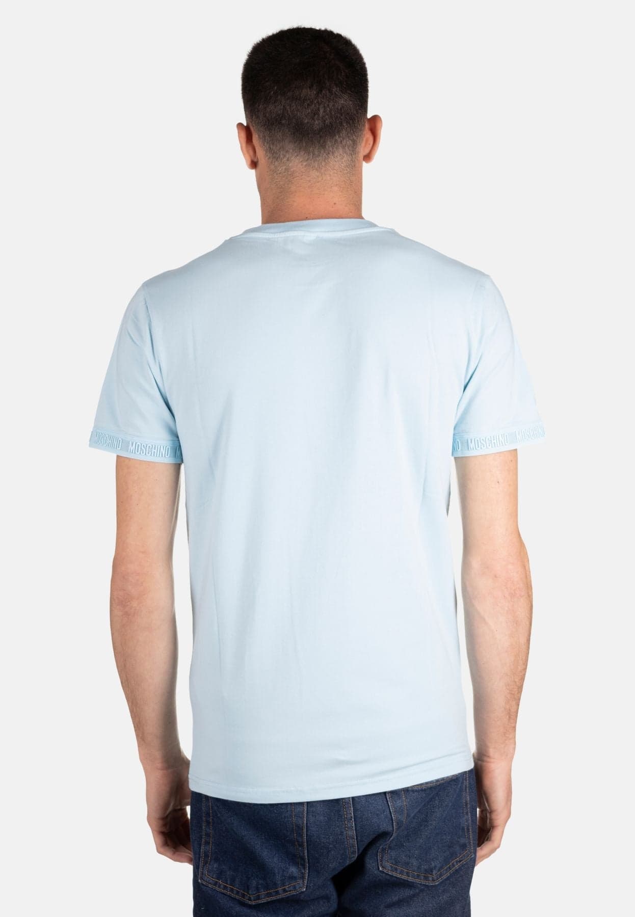 moschino T-SHIRT BANDA LOGATA da uomo in T-shirt Drestige - Casamassima, commercioVirtuoso.it
