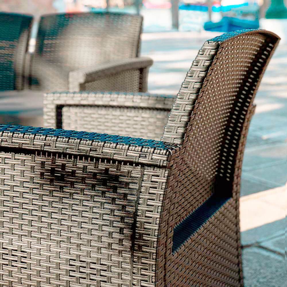 VENEZIA - salotto da esterno in resina rattan Taupe in Set di mobili Milani Home - Dueville, commercioVirtuoso.it