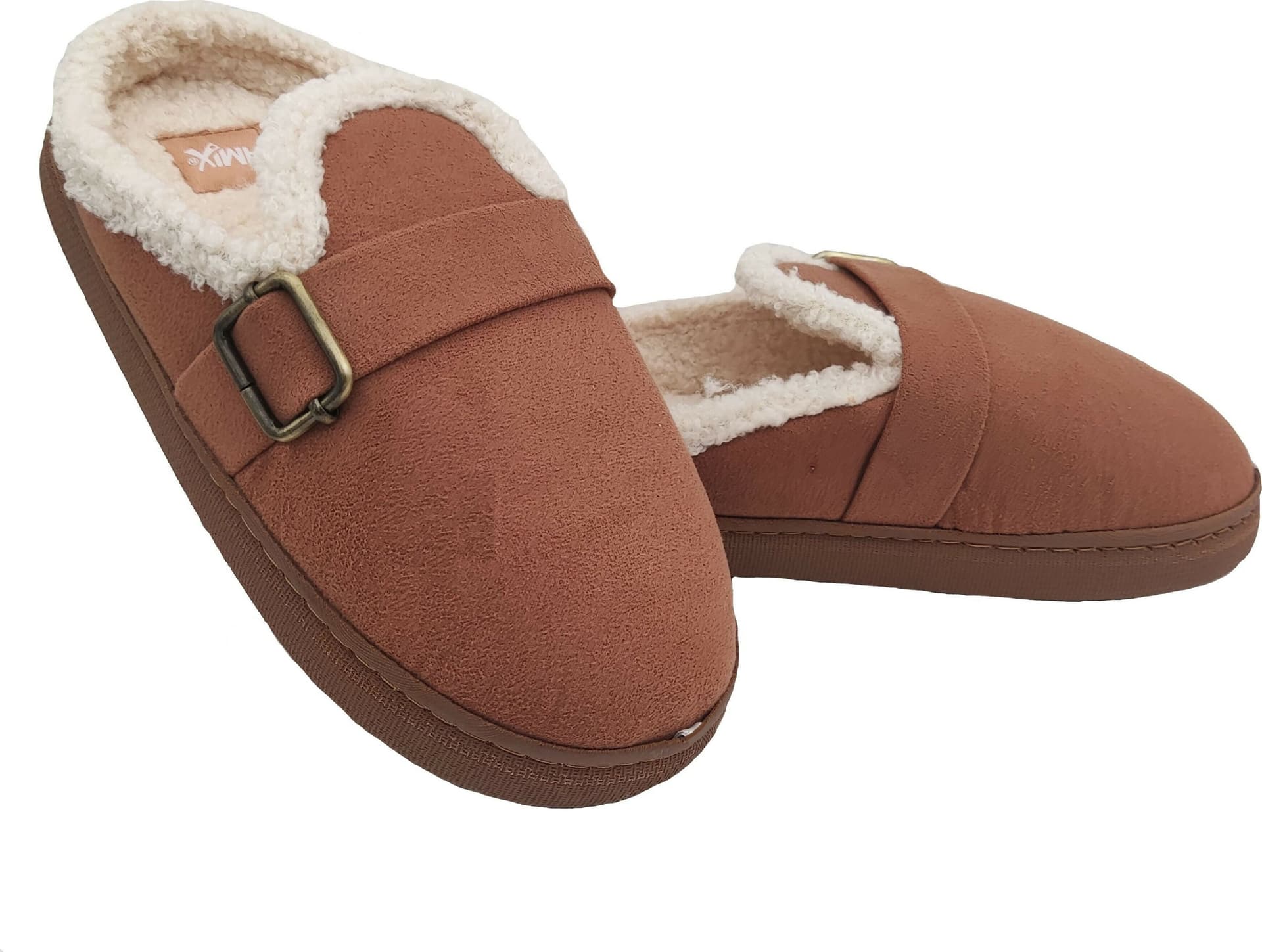 Amix terranova meravigliose ciabatte donna invernali, calde pantofole in pelliccia, sottopiede in memory foam, suola antiscivolo per un comfort stravolgente