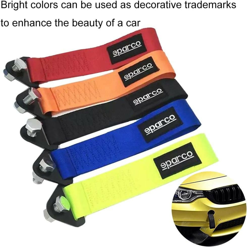 Cinghia Gancio Traino SPARCO Sport Racing Rally Blu Universale Nastro Tessile Fibbia Anello Auto MAX 300KG in Tuning acceleratore Solgeny - Besate, commercioVirtuoso.it