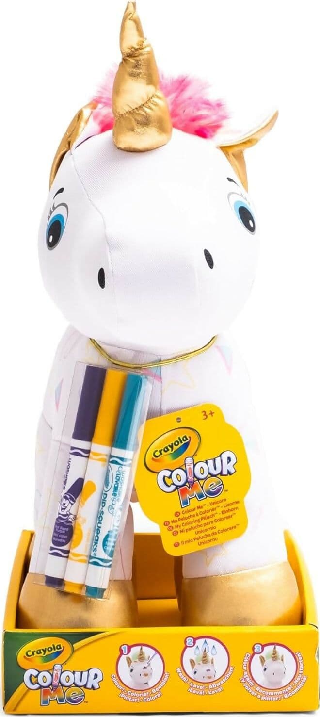 Crayola Colour Me Plush, Peluche Unicorno Colorabile con 3 Pennarelli in Animali Cartoleria Deja Vu - Crotone, commercioVirtuoso.it