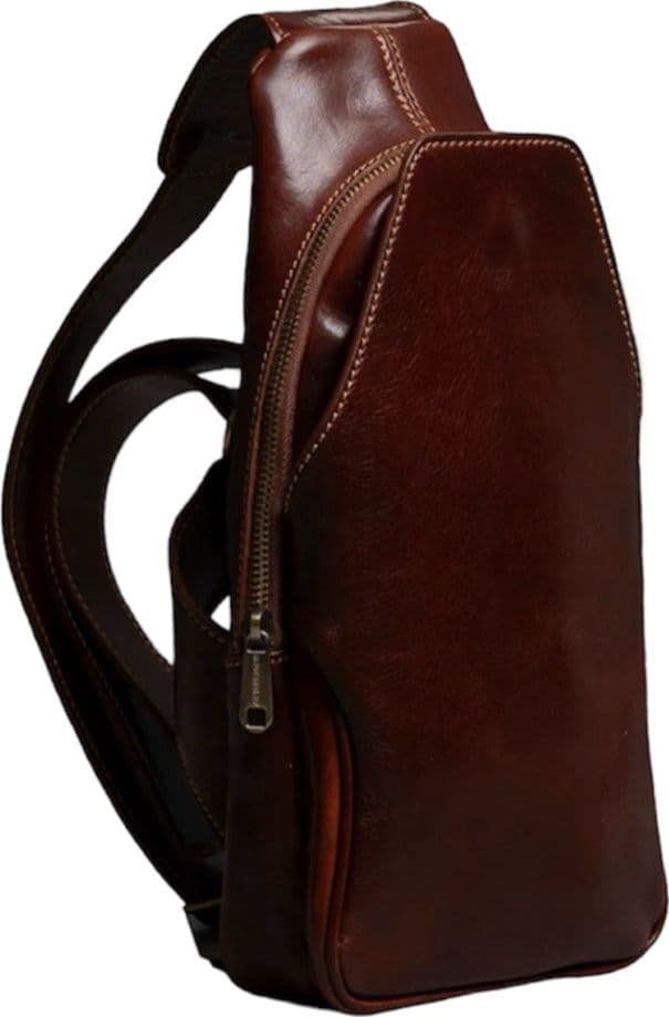 Modarno Borsa Uomo in vera pelle Marsupio Monospalla Jump in Organizer borsa Modarno - Sesto Fiorentino, commercioVirtuoso.it