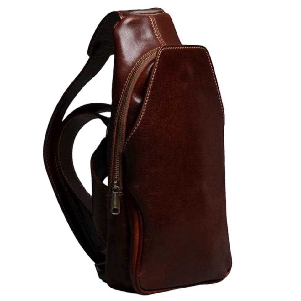 Modarno Borsa Uomo in vera pelle Marsupio Monospalla Jump in Organizer borsa Modarno - Sesto Fiorentino, commercioVirtuoso.it