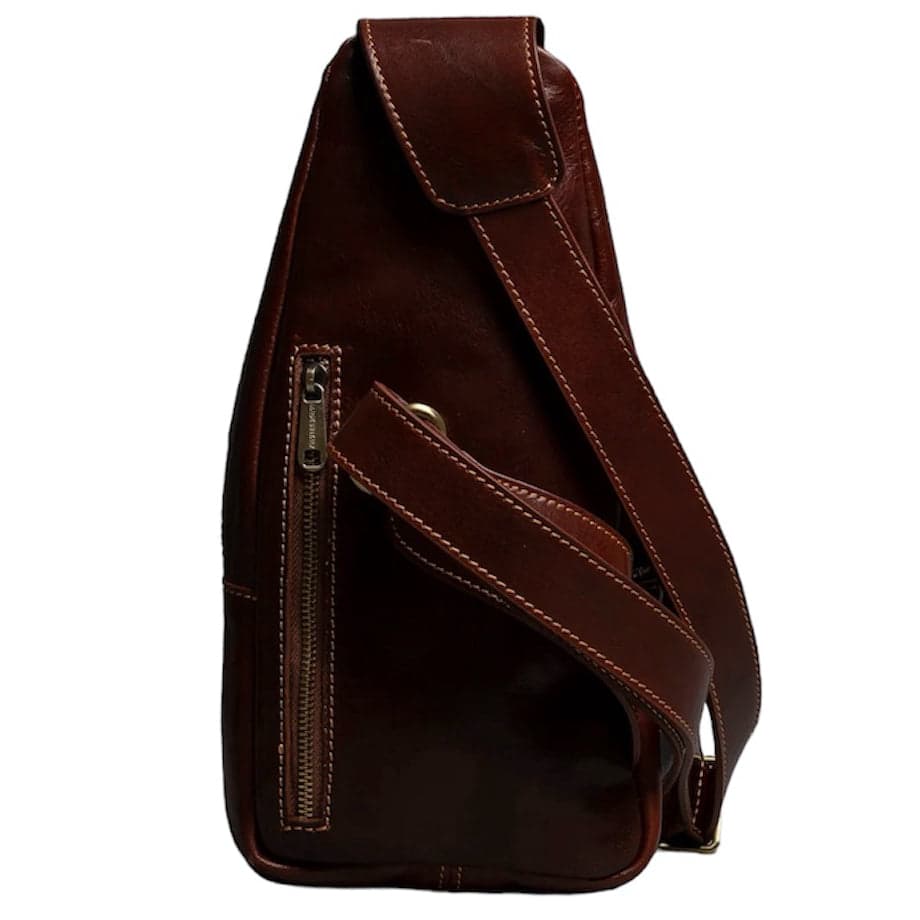 Modarno Borsa Uomo in vera pelle Marsupio Monospalla Jump in Organizer borsa Modarno - Sesto Fiorentino, commercioVirtuoso.it