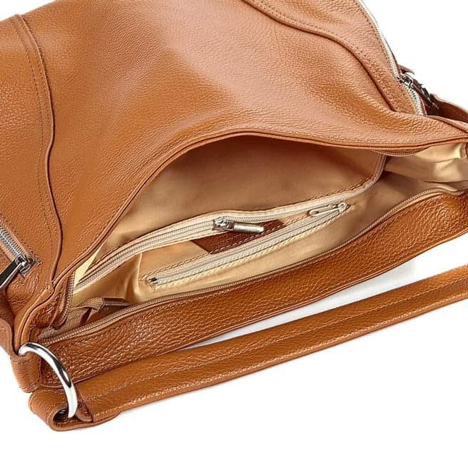 Modarno Borsa Giorgia in morbida pelle a spalla con tracolla lunga e tre tasche esterne in Organizer borsa Modarno - Sesto Fiorentino, commercioVirtuoso.it