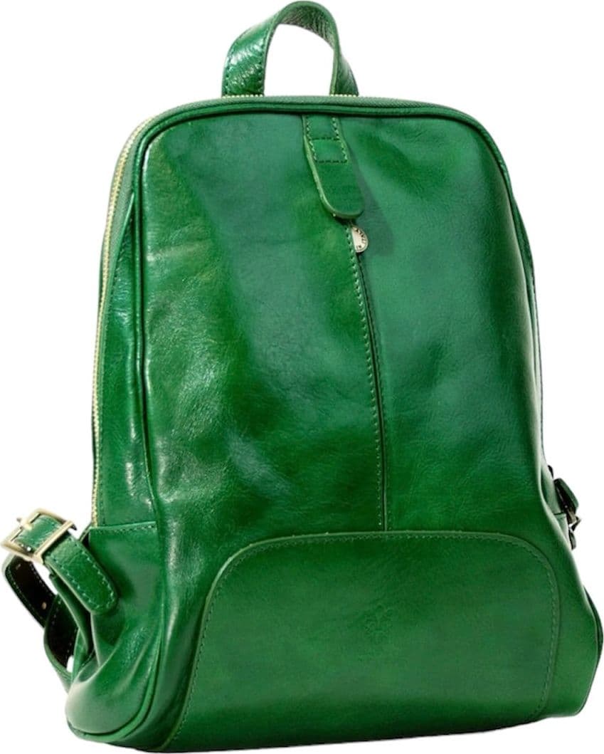 Modarno Zaino in cuoio medio con zipper 30x8x21 cm in Organizer borsa Modarno - Sesto Fiorentino, commercioVirtuoso.it
