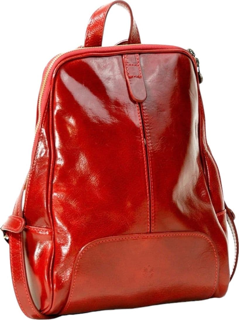 Modarno Zaino in cuoio medio con zipper 30x8x21 cm in Organizer borsa Modarno - Sesto Fiorentino, commercioVirtuoso.it