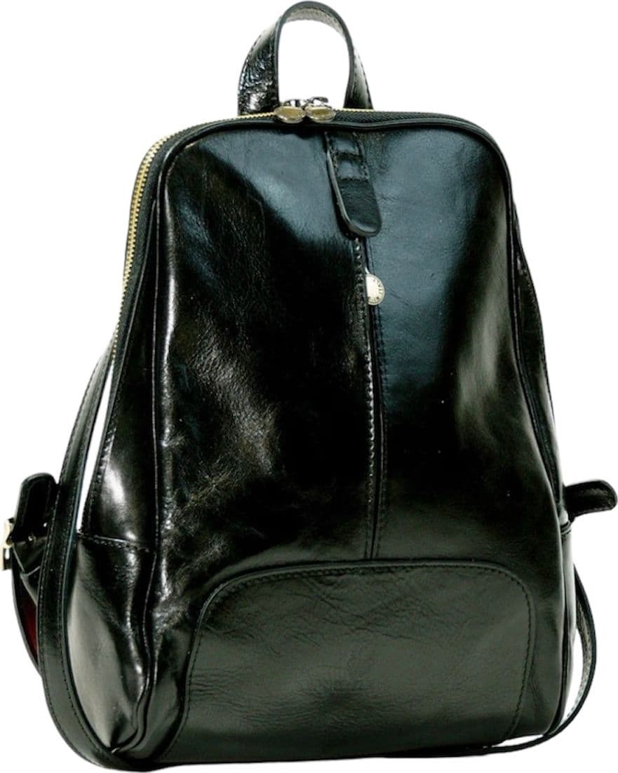Modarno Zaino in cuoio medio con zipper 30x8x21 cm in Organizer borsa Modarno - Sesto Fiorentino, commercioVirtuoso.it