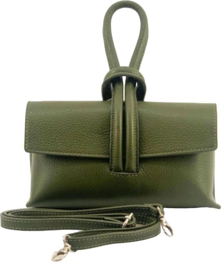 Modarno Borsetta Pochetta Gancio ad Anello in vera pelle 24x7x13 cm in Organizer borsa Modarno - Sesto Fiorentino, commercioVirtuoso.it