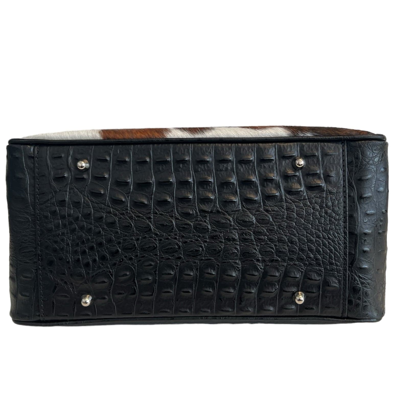 Modarno Borsa a mano in vera pelle con stampa coccodrillo e cavallino  35x18x24 cm in Organizer borsa Modarno - Sesto Fiorentino, commercioVirtuoso.it