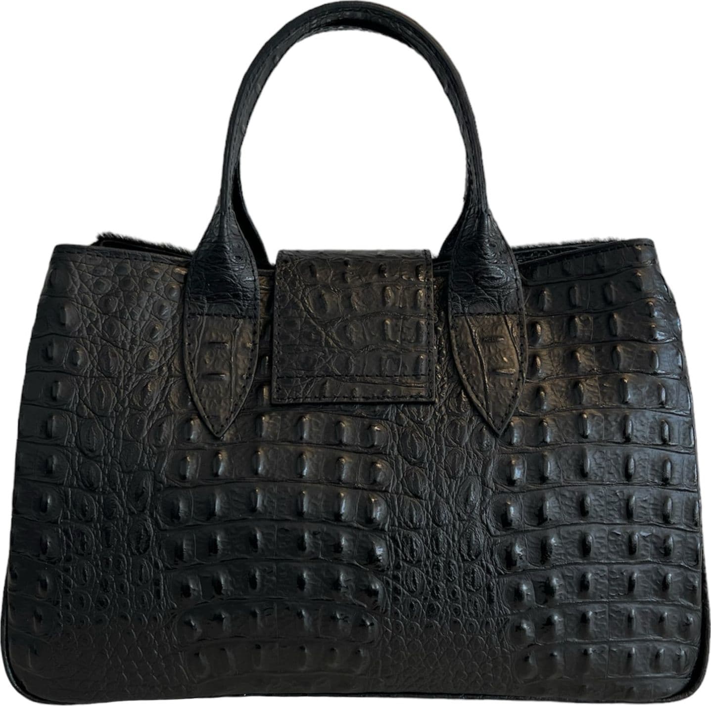 Modarno Borsa a mano in vera pelle con stampa coccodrillo e cavallino  35x18x24 cm in Organizer borsa Modarno - Sesto Fiorentino, commercioVirtuoso.it