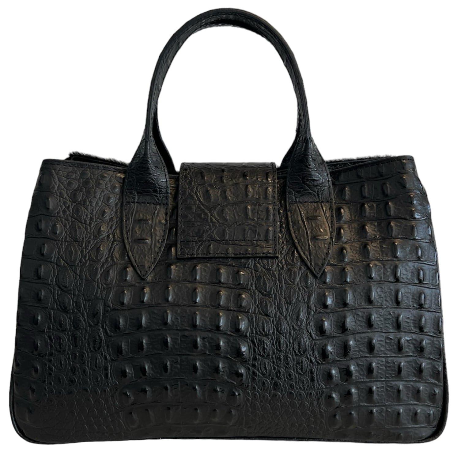 Modarno Borsa a mano in vera pelle con stampa coccodrillo e cavallino  35x18x24 cm in Organizer borsa Modarno - Sesto Fiorentino, commercioVirtuoso.it