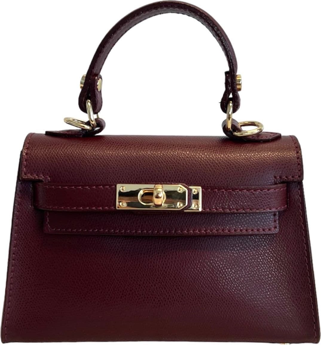 Modarno Borsetta donna "Kelly" in vera pelle Saffiano  21x8x14 cm in Organizer borsa Modarno - Sesto Fiorentino, commercioVirtuoso.it