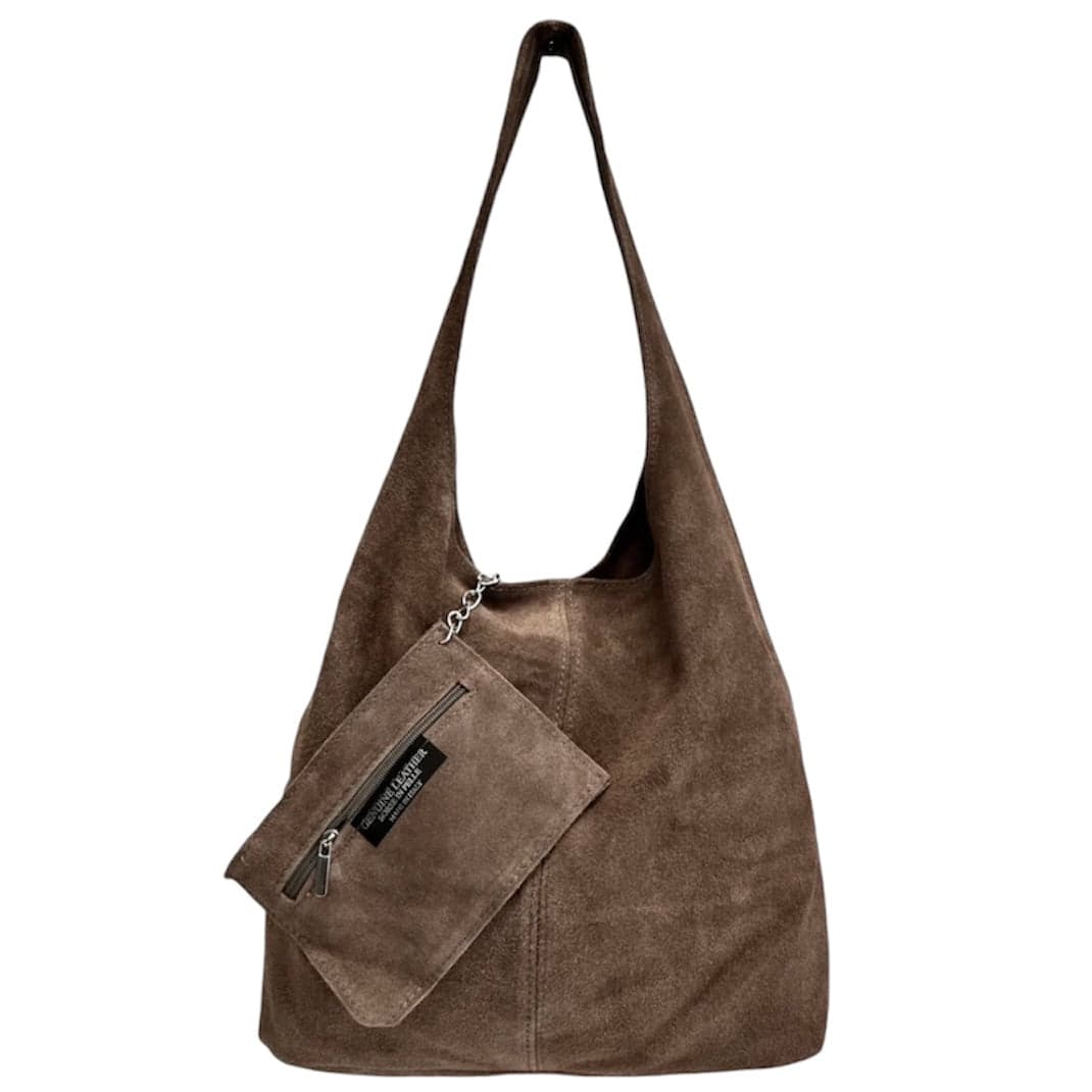 Modarno Borsa a tracolla da donna in pelle scamosciata pochette, borsa a tracolla, shopper, da donna, in vera pelle in Organizer borsa Modarno - Sesto Fiorentino, commercioVirtuoso.it