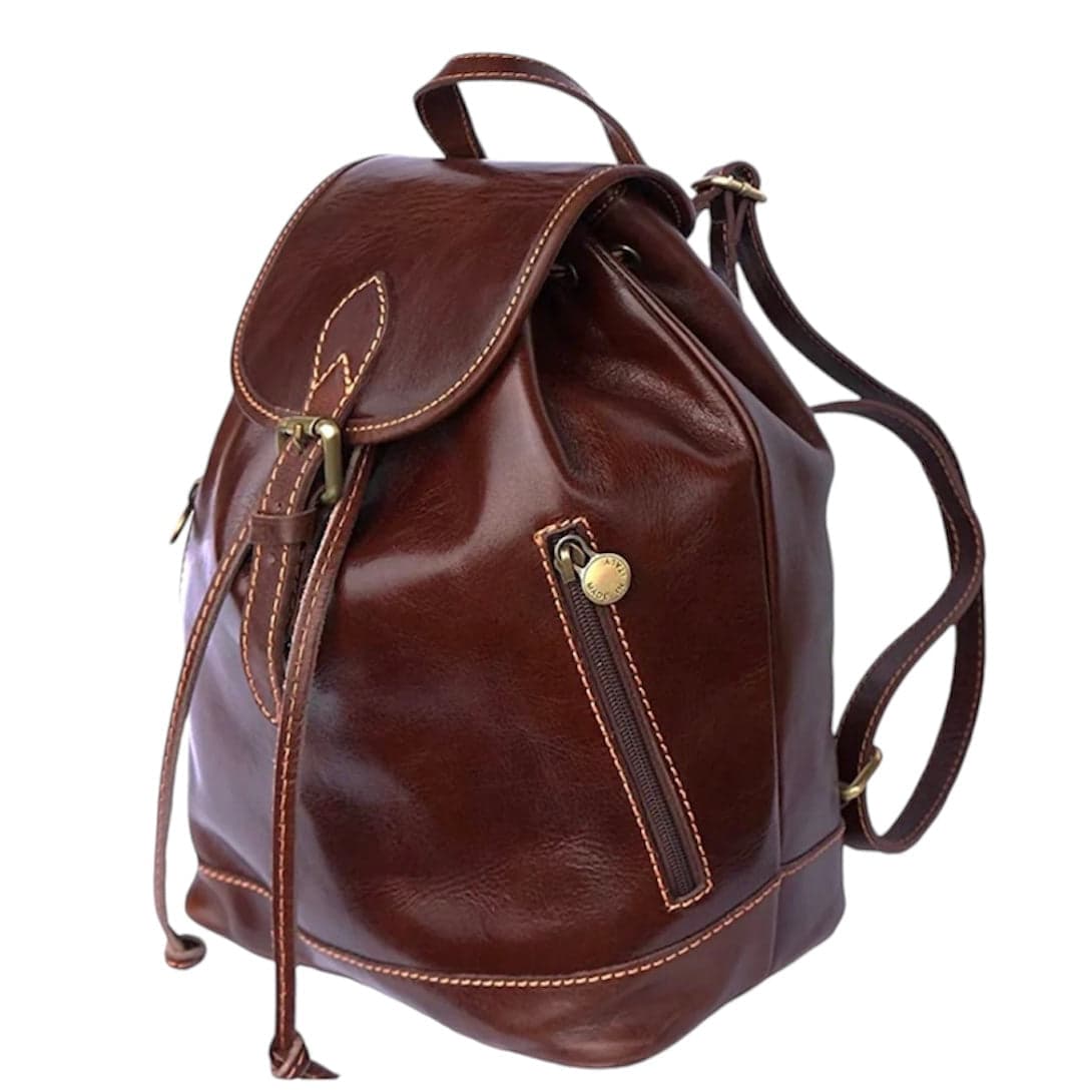 Modarno Zaino in Vera Pelle Made in Italy Vintage Fatto a Mano in Italia da Esperti Artigiani – Zaino Donna in Pelle Vera con Spallacci Regolabili e Tasca per Tablet in Organizer borsa Modarno - Sesto Fiorentino, commercioVirtuoso.it