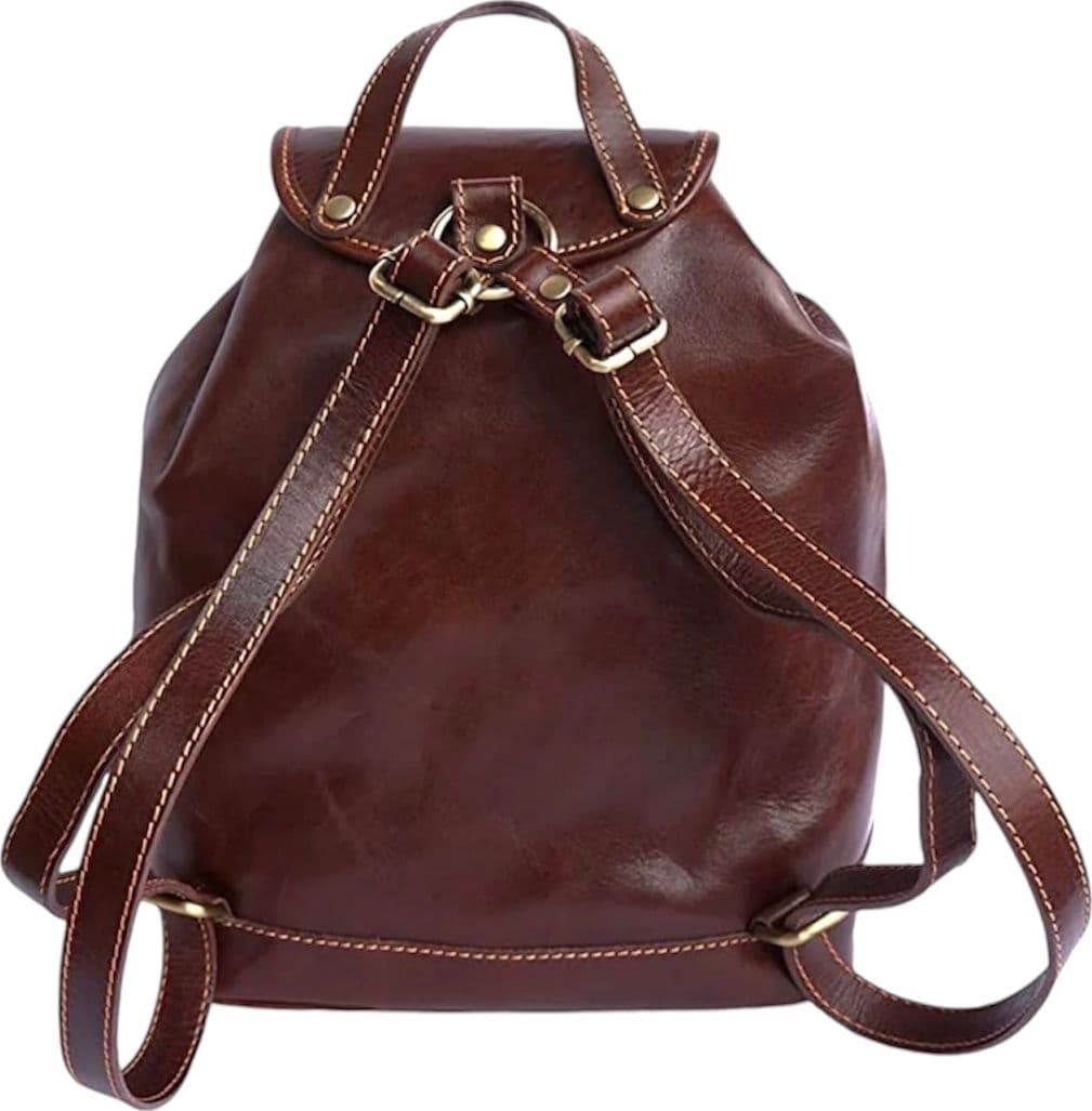 Modarno Zaino in Vera Pelle Made in Italy Vintage Fatto a Mano in Italia da Esperti Artigiani – Zaino Donna in Pelle Vera con Spallacci Regolabili e Tasca per Tablet in Organizer borsa Modarno - Sesto Fiorentino, commercioVirtuoso.it
