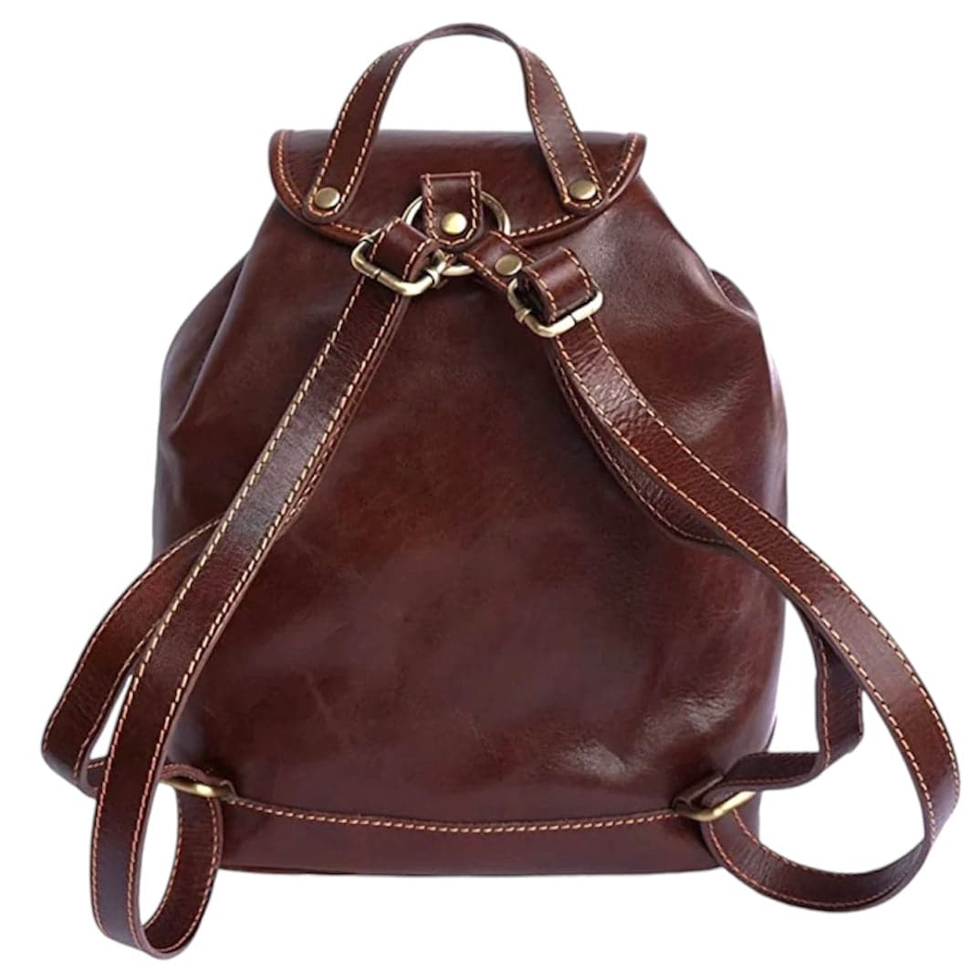 Modarno Zaino in Vera Pelle Made in Italy Vintage Fatto a Mano in Italia da Esperti Artigiani – Zaino Donna in Pelle Vera con Spallacci Regolabili e Tasca per Tablet in Organizer borsa Modarno - Sesto Fiorentino, commercioVirtuoso.it