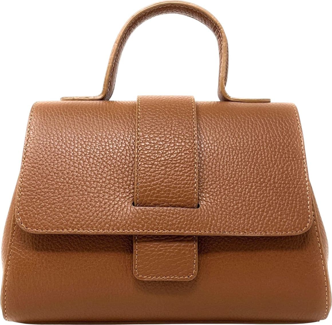 Modarno Borsa Donna Chloe in Vera Pelle Dollaro 25x13x19 cm