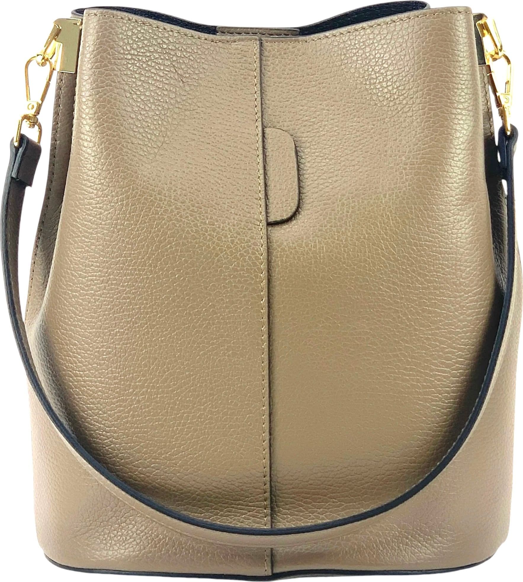 Modarno Borsetta a Secchiello Giulia in Vera Pelle Dollaro 23x16x27 cm in Borse a spalla Modarno - Sesto Fiorentino, commercioVirtuoso.it