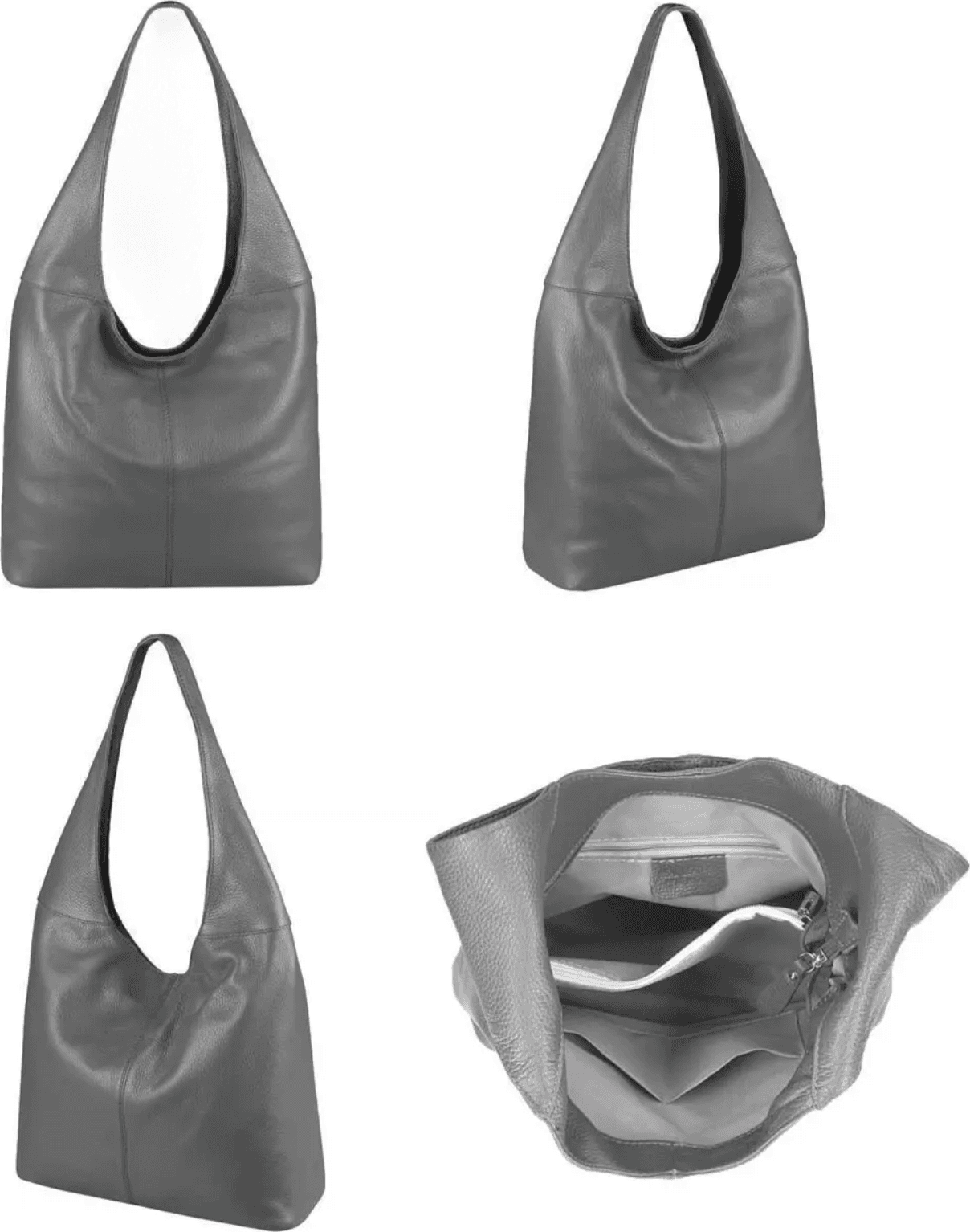 Modarno Borsa Hobo a spalla in Vera Pelle Dollaro Made In Italy 38x16x28 cm in Organizer borsa Modarno - Sesto Fiorentino, commercioVirtuoso.it