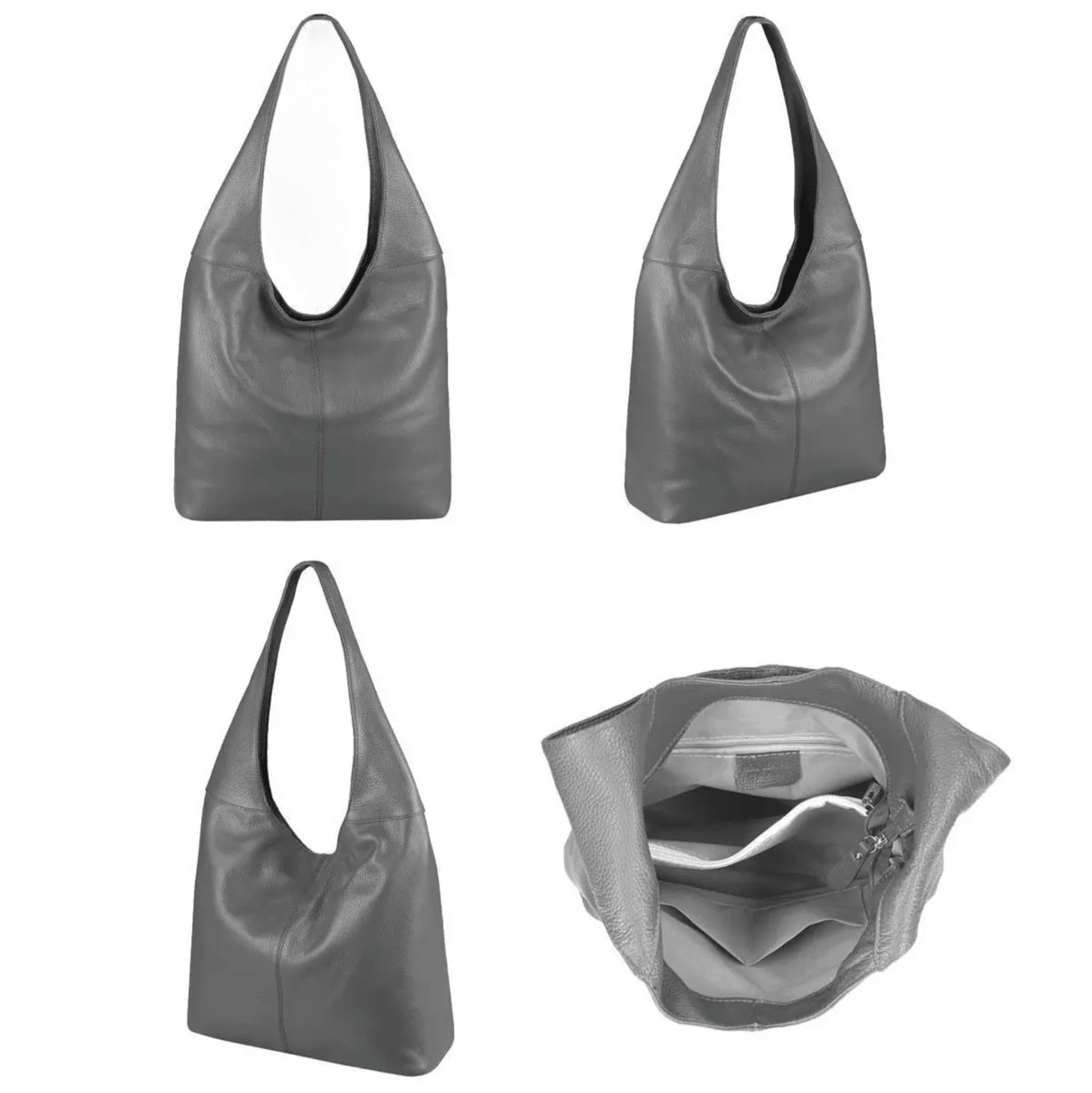 Modarno Borsa Hobo a spalla in Vera Pelle Dollaro Made In Italy 38x16x28 cm in Organizer borsa Modarno - Sesto Fiorentino, commercioVirtuoso.it