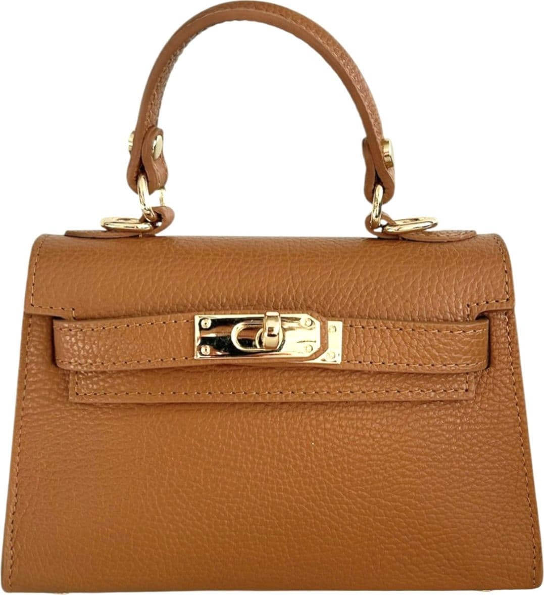 Modarno Borsetta donna "Kelly" in vera pelle Dollaro  21x8x14 cm in Organizer borsa Modarno - Sesto Fiorentino, commercioVirtuoso.it