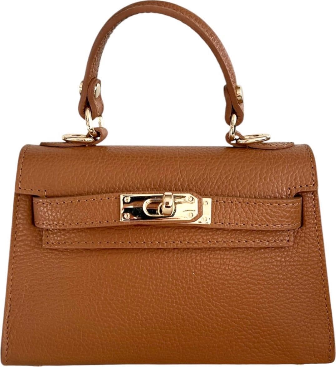 Modarno Borsetta donna "Kelly" in vera pelle Dollaro  21x8x14 cm in Organizer borsa Modarno - Sesto Fiorentino, commercioVirtuoso.it